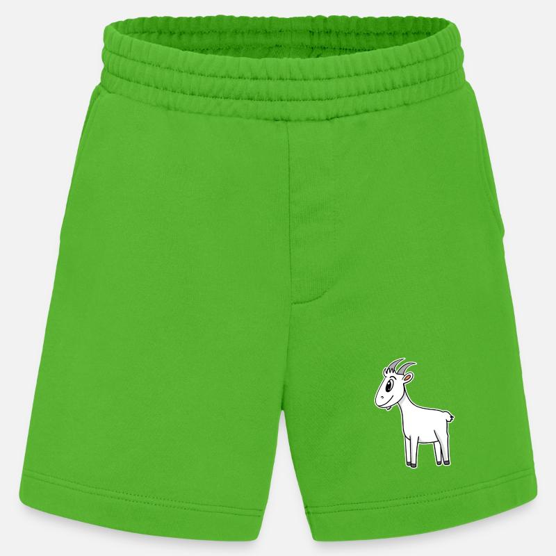 Ziege Ziegenbock Bock - Heavyweight Shorts - made by SPREAD - Apple Neon