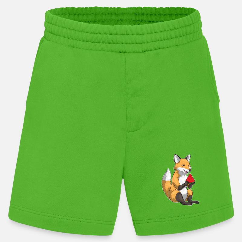 Fruit de la pastèque Fox - Short bio épais fabriqué en UE - Apple Neon