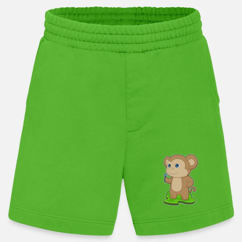 Fléchette de singe - Short bio épais fabriqué en UE - Apple Neon