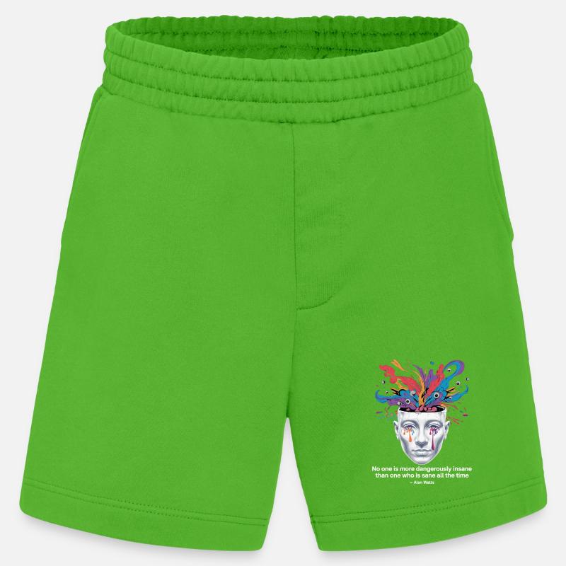 Entfesselter Geist | Watts Psychedelische Einsicht - Heavyweight Shorts - made by SPREAD  - Apple Neon