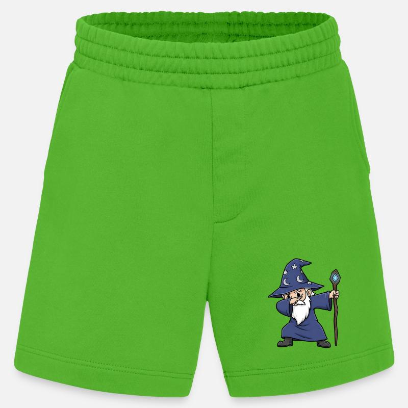 Dabbing Wizard – Lustiger Zauberer Design - Heavyweight Shorts - made by SPREAD  - Apple Neon