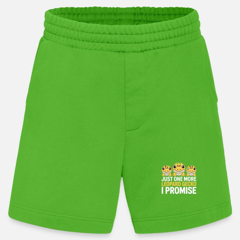 Leopardgecko Trio Versprechen Tee - Heavyweight Shorts - made by SPREAD  - Apple Neon