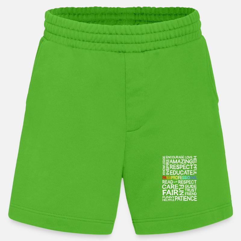 Paraprofessional Paraeducator Lehrerassistent - Heavyweight Shorts - made by SPREAD  - Apple Neon