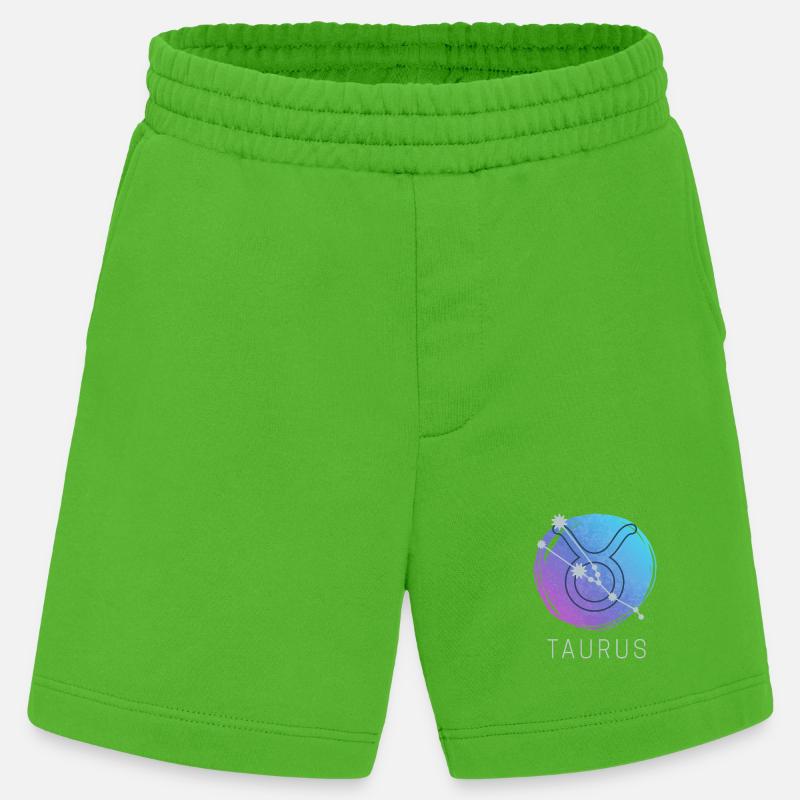 Taurus Stier Sternzeichen Aquarell Astrologie - Heavyweight Shorts - made by SPREAD  - Apple Neon