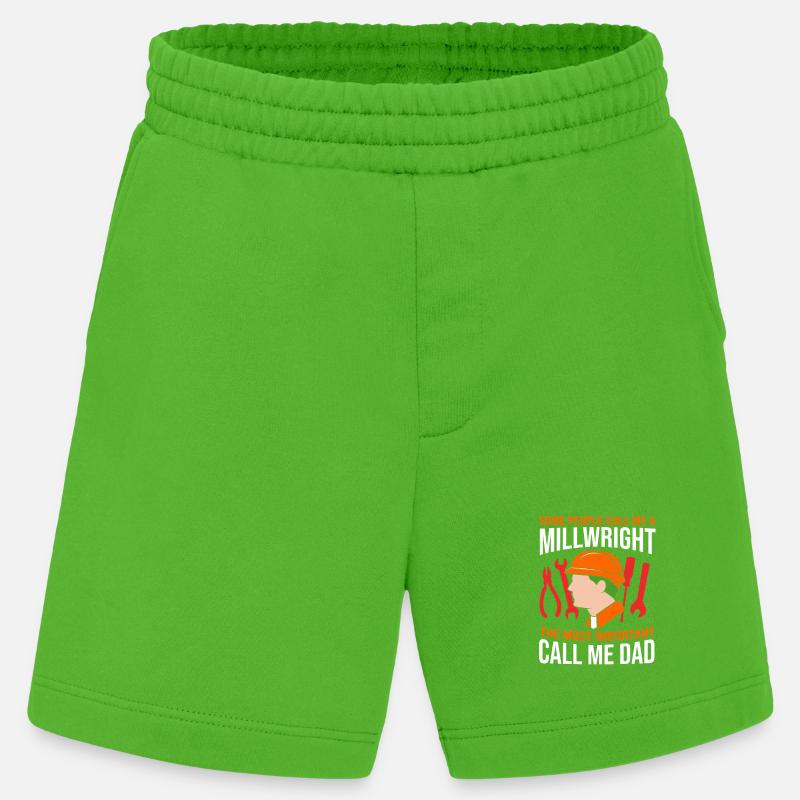 Locksmith Mechanic CNC Mechanical Engineering - Heavyweight Shorts - made by SPREAD  - Apple Neon