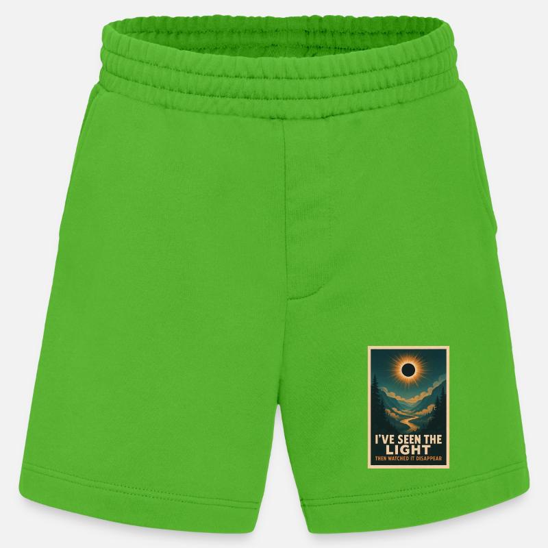 Light Disappears | Eclipse - Heavyweight Shorts - made by SPREAD - Apple Neon