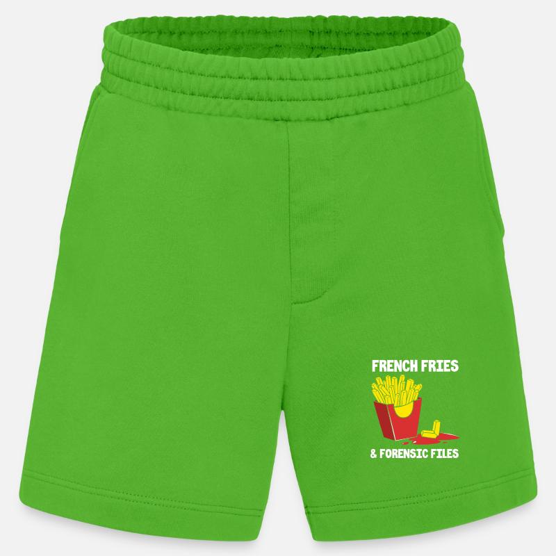 Forensics Forensic Experts - Heavyweight Shorts - made by SPREAD - Apple Neon