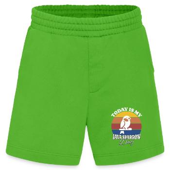Reisamadine Java Sparrow - Heavyweight Shorts - made by SPREAD  - Apple Neon - Vorne