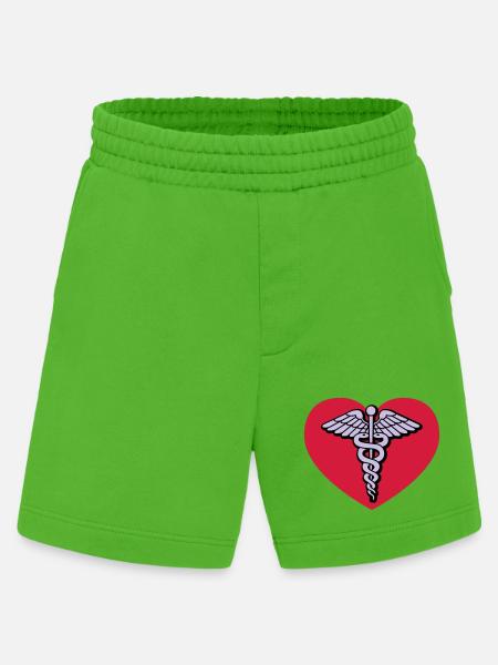 Doctor of love - Heavyweight Shorts - made by SPREAD  - Apple Neon