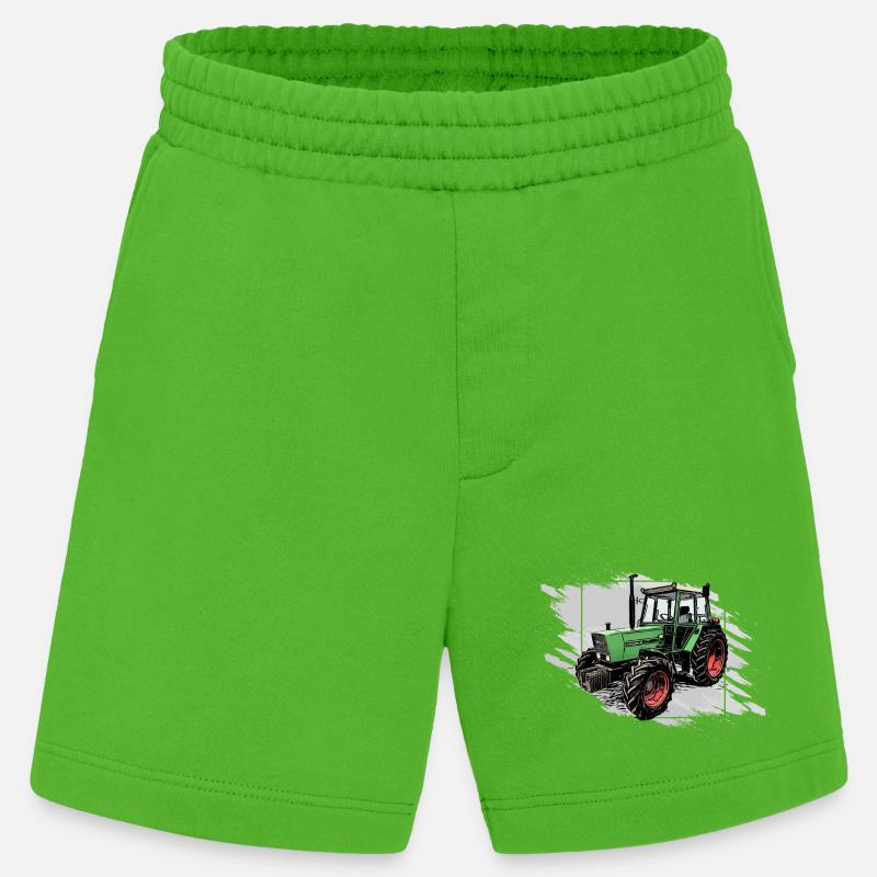 Traktor Farmer 306 - Heavyweight Shorts - made by SPREAD - Apple Neon