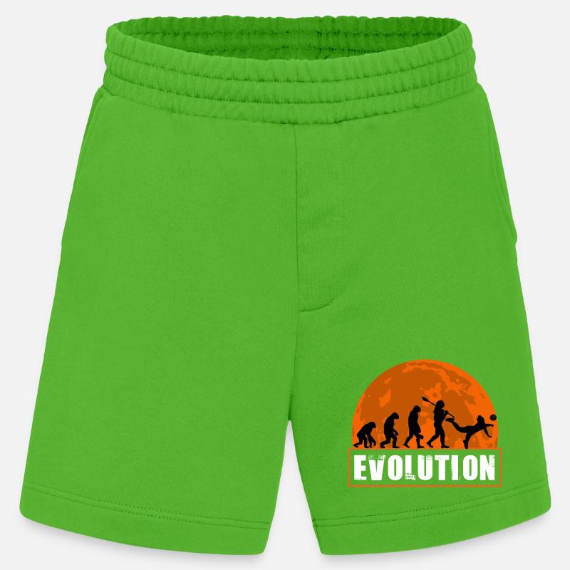 Évolution du volley-ball Joueuse Athlète - Short bio épais fabriqué en UE - Apple Neon