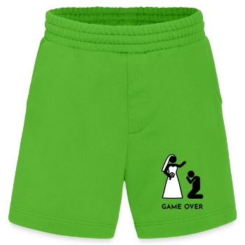 Hochzeit - Das Spiel ist vorbei - Heavyweight Shorts - made by SPREAD  - Apple Neon - Vorne