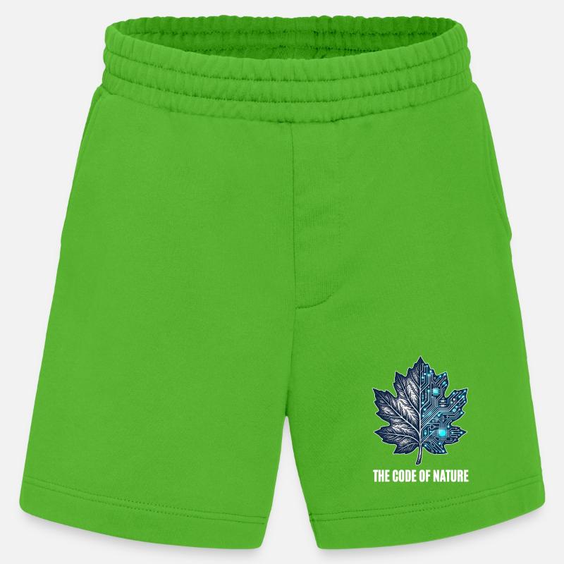 Le Code de la nature - Short bio épais fabriqué en UE - Apple Neon