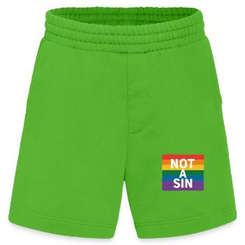 Not A Sin - Heavyweight Shorts - made by SPREAD  - Apple Neon - Vorne