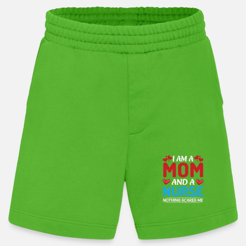 Conception de maman et d’aidant - Short bio épais fabriqué en UE - Apple Neon