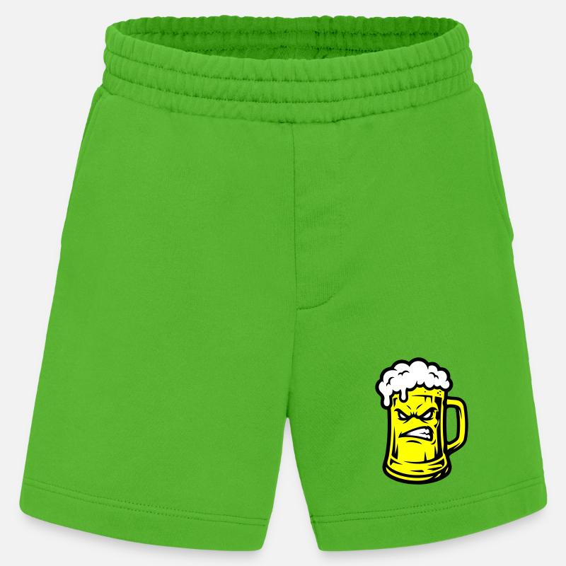 Beer Comic - Short bio épais fabriqué en UE - Apple Neon