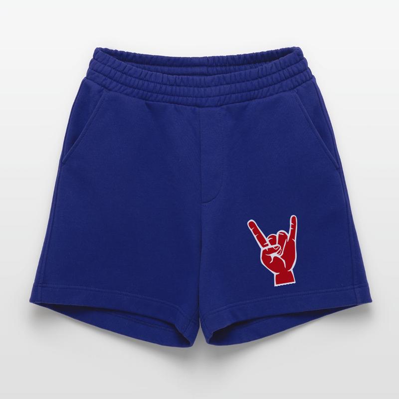 Devil's hand, Devil Rock cool metal symbol Heavyweight Shorts - made by SPREAD 