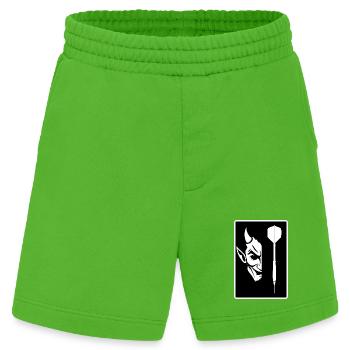 DARTS AND DEVIL - Heavyweight Shorts - made by SPREAD  - Apple Neon - Vorne