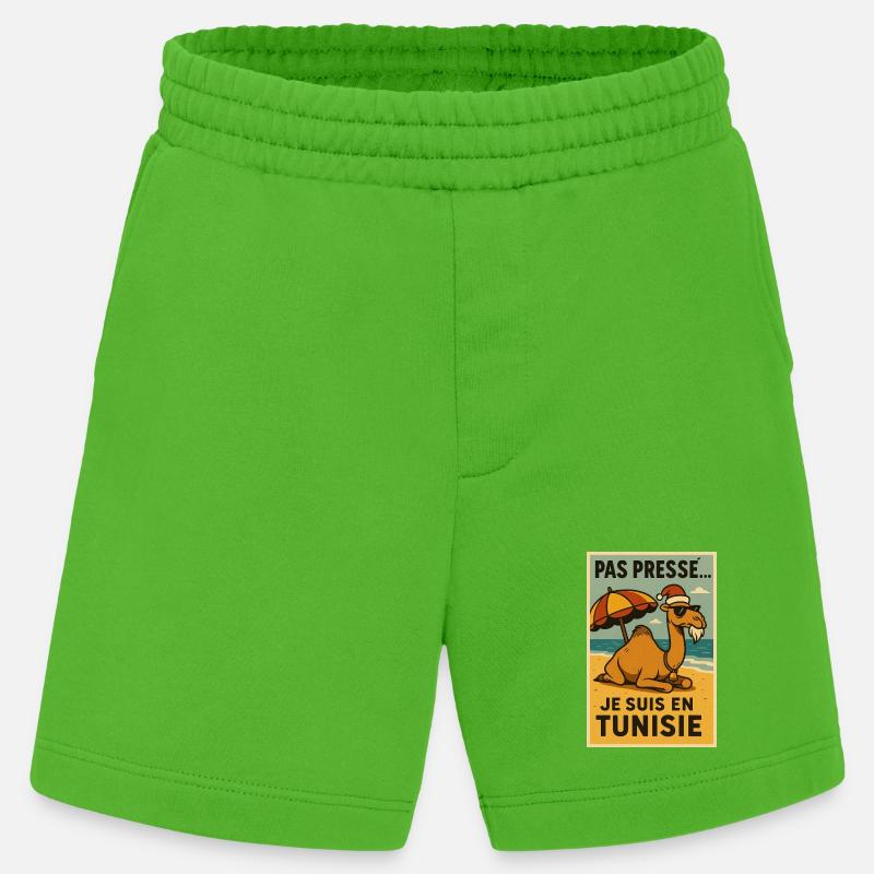 Weihnachtskamel in Tunesien - Heavyweight Shorts - made by SPREAD - Apple Neon
