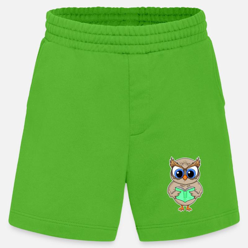 Lesen Buch Bücher Leser Geschenk - Heavyweight Shorts - made by SPREAD  - Apple Neon