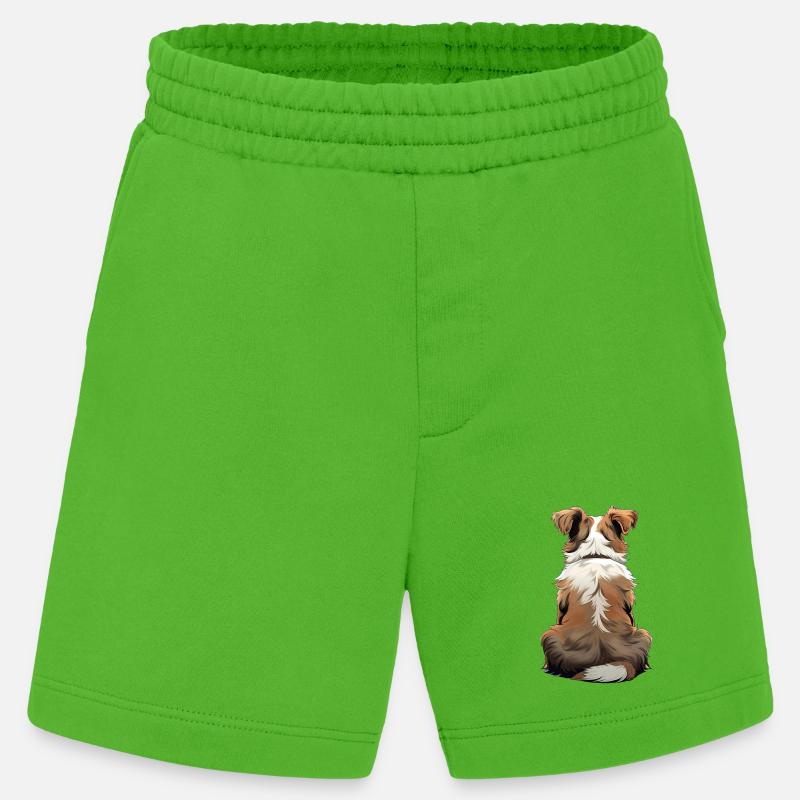 Australischer Schäferhund - Heavyweight Shorts - made by SPREAD - Apple Neon