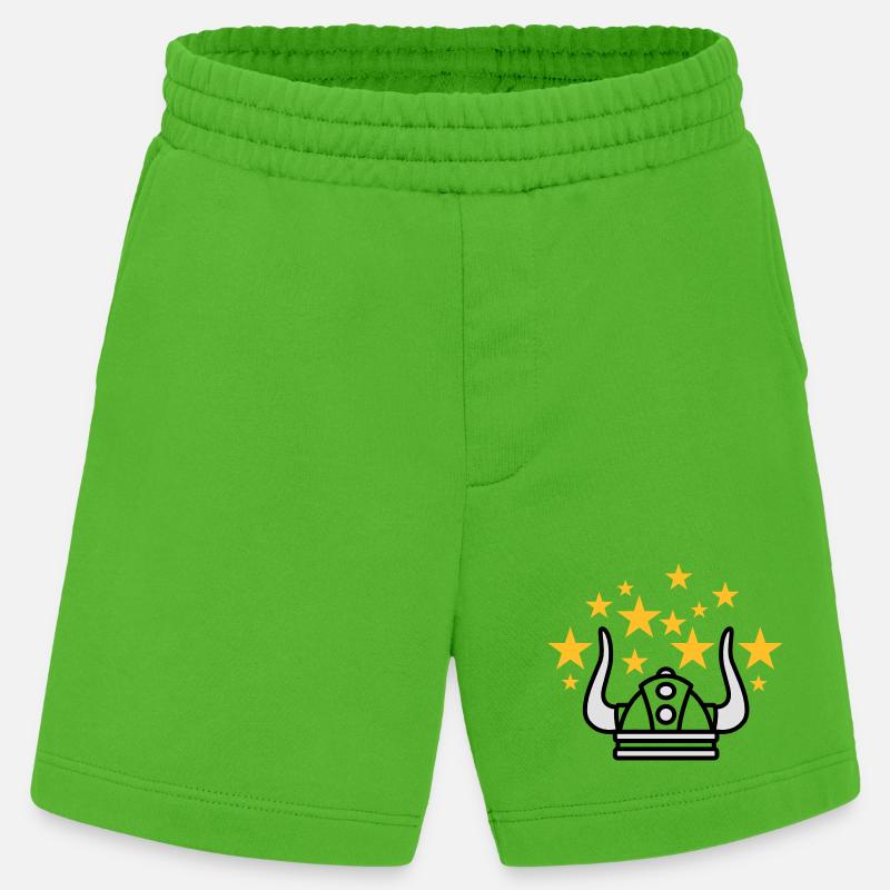 Wikinger Idee - Heavyweight Shorts - made by SPREAD  - Apple Neon