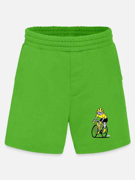 Cyclist - Cycling - Heavyweight Shorts - made by SPREAD - Apple Neon