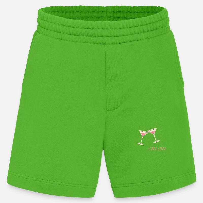 Cin cin - Heavyweight Shorts - made by SPREAD  - Apple Neon