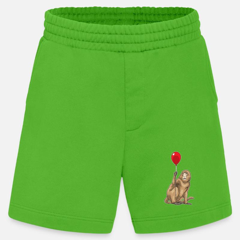 Ballon Singe - Short bio épais fabriqué en UE - Apple Neon