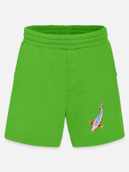 Koi - Nishikigoi - Heavyweight Shorts - made by SPREAD - Apple Neon