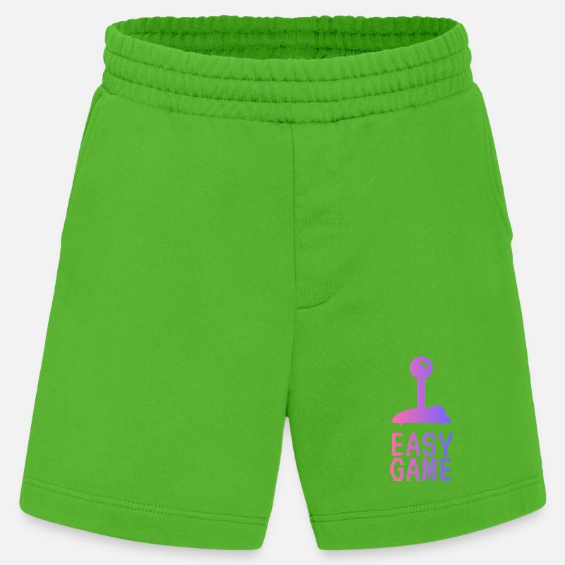 Easy Pixel Gradient Game - Heavyweight Shorts - made by SPREAD  - Apple Neon
