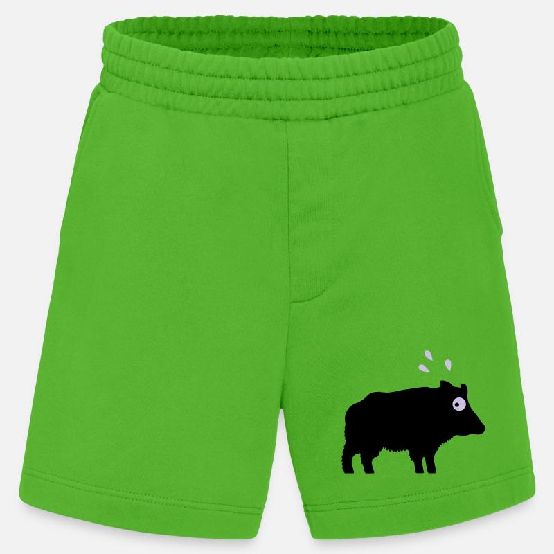 Angstschwitzendes Wildschwein - Heavyweight Shorts - made by SPREAD  - Apple Neon