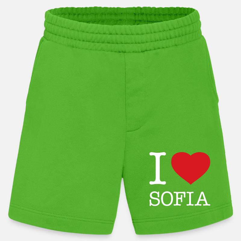 J’ADORE SOFIA - Short bio épais fabriqué en UE - Apple Neon