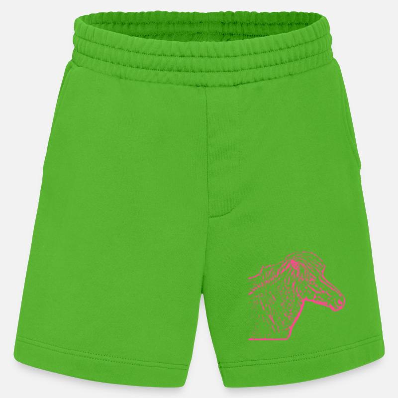 Pferd rosa pink - Heavyweight Shorts - made by SPREAD  - Apple Neon