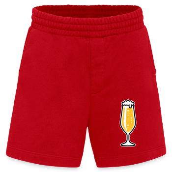XLustiger Spaß - Heavyweight Shorts - made by SPREAD  - Rot - Vorne