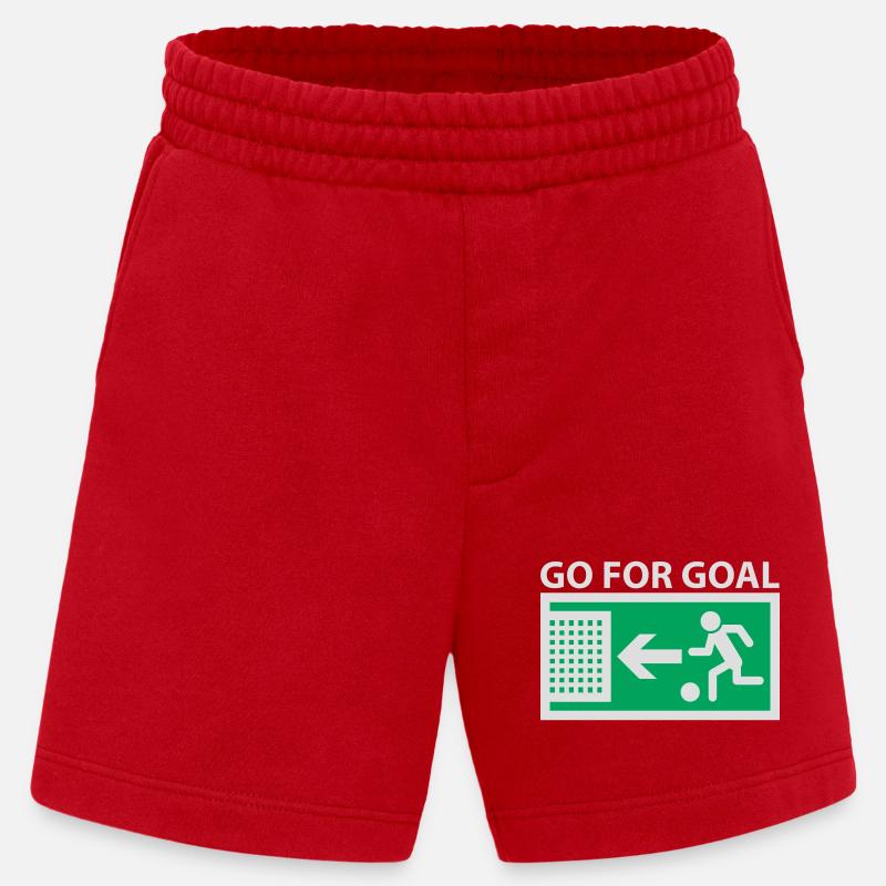 Go for Goal - Heavyweight Shorts - made by SPREAD  - Rot