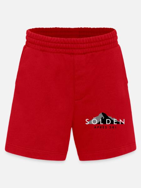 Sölden Apres Ski Berge Wintersport - Heavyweight Shorts - made by SPREAD  - Rot