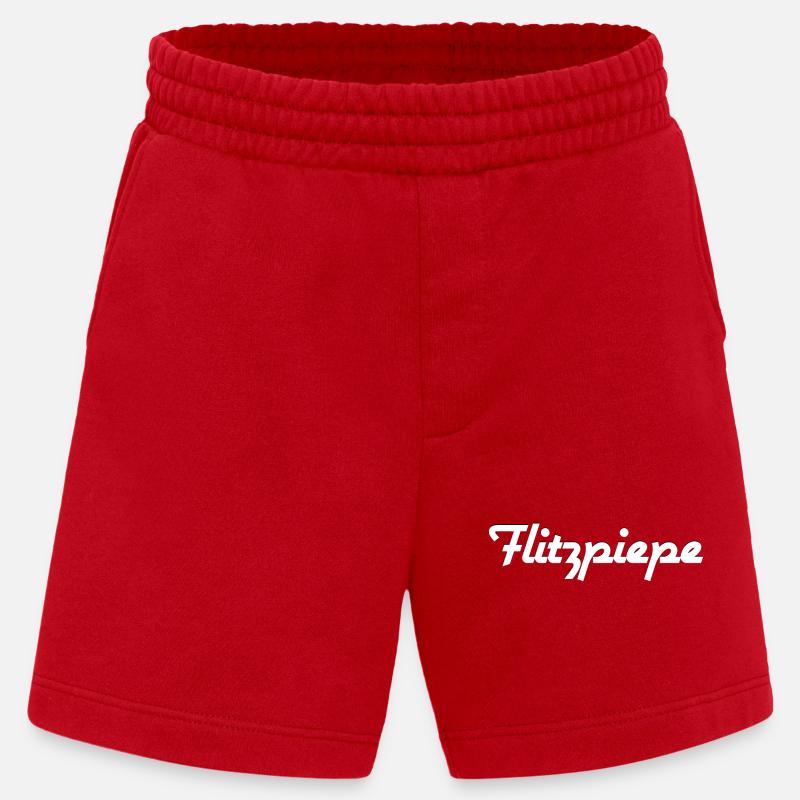 Flitzpiepe - Heavyweight Shorts - made by SPREAD  - Rot