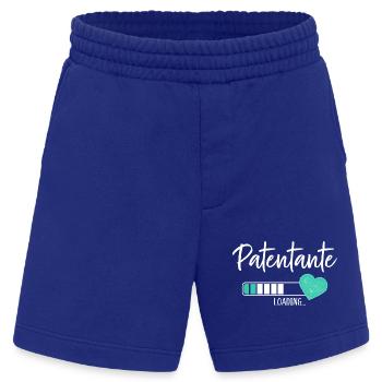 Patentante Loading Herz Patin Patenkind Junge - Heavyweight Shorts - made by SPREAD  - Iconic Blue - Vorne