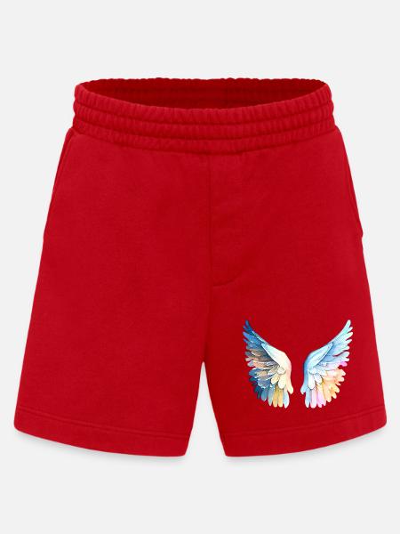 Ailes d'Ange Pastel Angelwings - Heavyweight Shorts - made by SPREAD - red