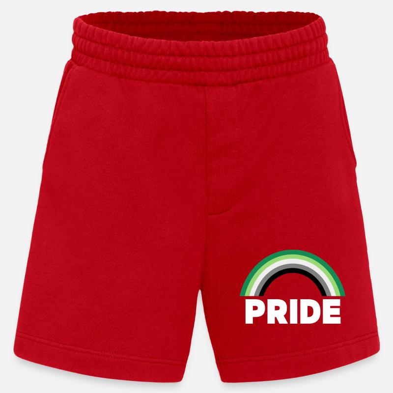 Aromantischer Stolz - Heavyweight Shorts - made by SPREAD  - Rot
