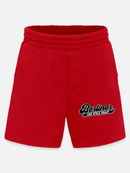 Berliner und Stolz drauf | Farben änderbar - Heavyweight Shorts - made by SPREAD  - Rot