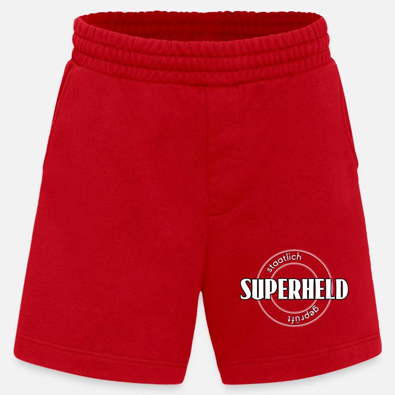 Superheld - Heavyweight Shorts - made by SPREAD - Rot