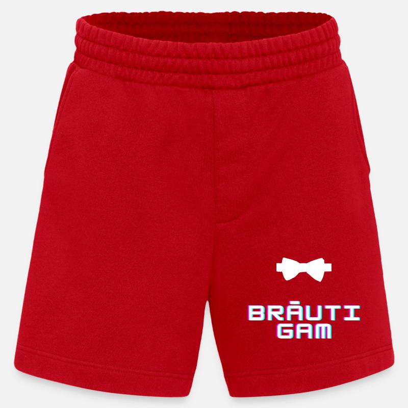 Bräutigam - Heavyweight Shorts - made by SPREAD  - Rot