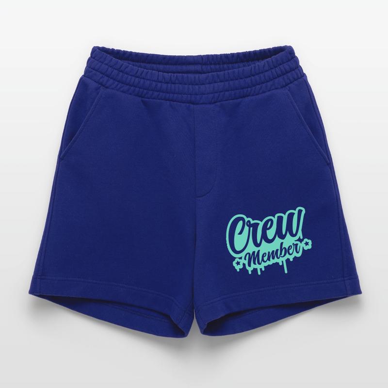 Crew Member Spritz Script Heavyweight Shorts - made by SPREAD 
