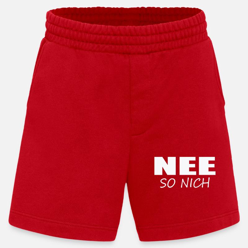 NEE - SO NICH - Heavyweight Shorts - made by SPREAD - Rot