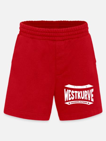 Kaiserslautern Stadium, Bag, Socks, Mug - Heavyweight Shorts - made by SPREAD  - red