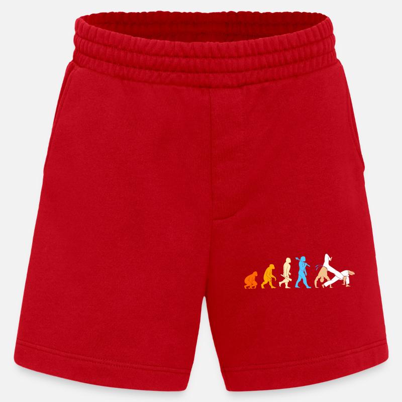 Capoeira Evolution - Heavyweight Shorts - made by SPREAD  - red