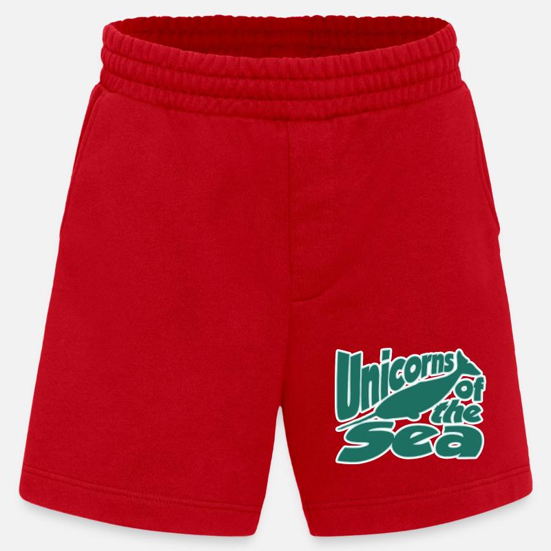 Einhörner des Meeres - Heavyweight Shorts - made by SPREAD - Rot