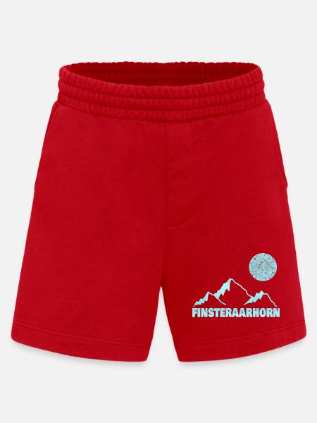 Bergsport finsteraarhorn - Heavyweight Shorts - made by SPREAD  - Rot
